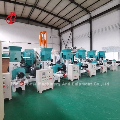 Pet Pelet 80kg / H Yüzen Balık Yemi Makinesi Tek Vidalı Mia