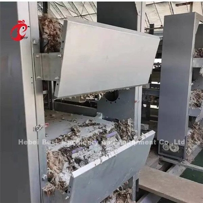380V Kanatlı Tavuk Çiftliği Kazıyıcı ve Bantlı Otomatik Gübre Temizleme Makinesi Ada