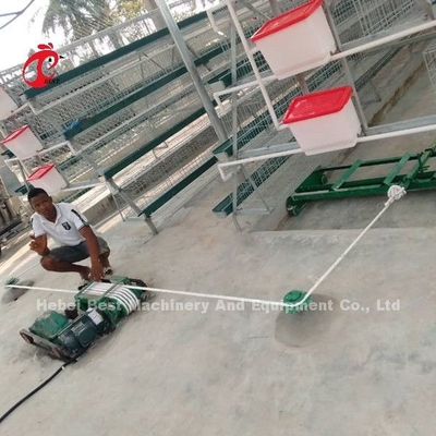 Kanatlı Tavuk Evi Yıldızı için 220V 380V Kazıyıcı Tip Gübre Temizleme Makinesi