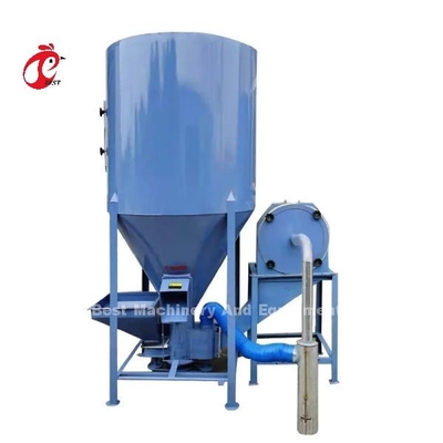 Yüksek Verimli Hayvan Yemi İşleme Makinesi Karıştırıcı ve Kırıcı Birleştirme Makinesi İris
