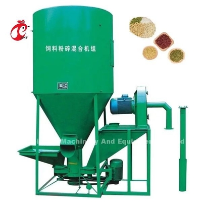 Yüksek Verimli Hayvan Yemi İşleme Makinesi Karıştırıcı ve Kırıcı Birleştirme Makinesi İris
