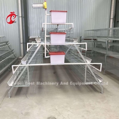 3 Katlı Galvanizli Tavuk Kafes Sistemi Mia