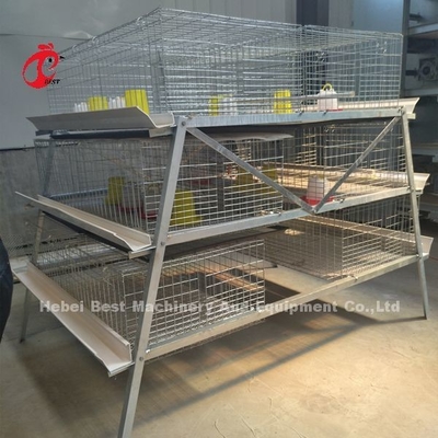 Bir Tür Broiler Pil Kafesleri Galvanize Yüksek Güçlü Tavuk Broiler Kafesleri Iris