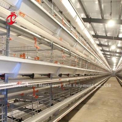 Otomatik Besleme Makinesi 9 Katlı Mia ile Pil Tipi Katmanlı Tavuk Çiftliği Ekipmanları
