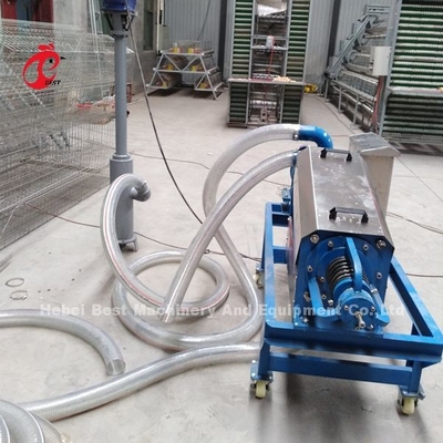 Kümes Hayvanları Çiftliği İris için Geri Dönüşümlü 380V 8kw Gübre İşleme Sistemi Kazıyıcı