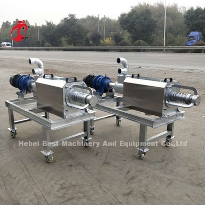 2ton Gübre İşleme Sistemi ISO, Gübre Adela Temizlemek İçin Tavuk Gübresi Makinesi