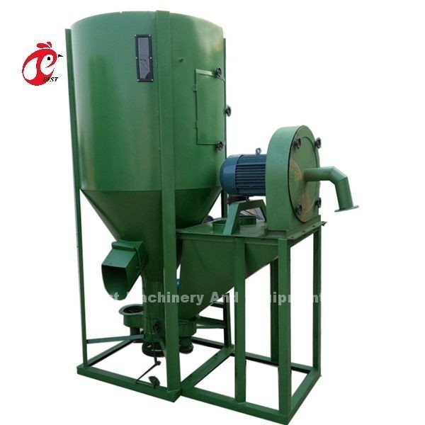 2 Ton Hayvanat Tavuk Besleme Makinesi Dikey Tipi Besleme Karıştırıcı ve Darma Makinesi Emily